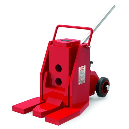 Bild des hydraulischen Hebegerätes / Maschinenhebers G10 für 10 Tonnen Traglast