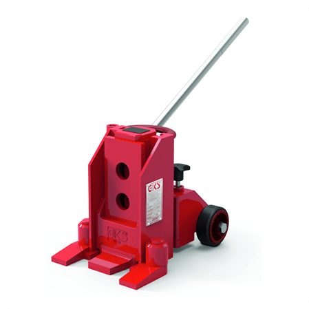 Bild des hydraulischen Hebegerätes / Maschinenhebers V5 für 5 Tonnen Traglast
